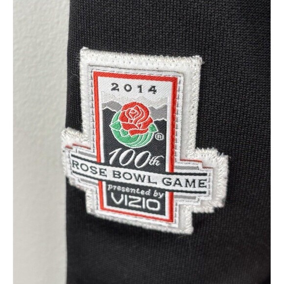 2014 Rose Bowl Michigan State Spartans Zip Jacket Large Black Polyester Blend - Picture 5 of 11